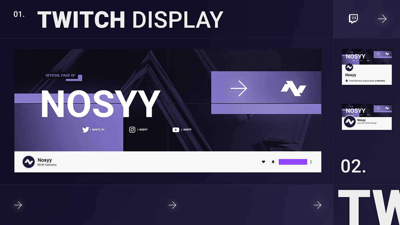 Brand Design brand identity Gaming Logo Design Logotype Overlay Stream design Twitch visual identity