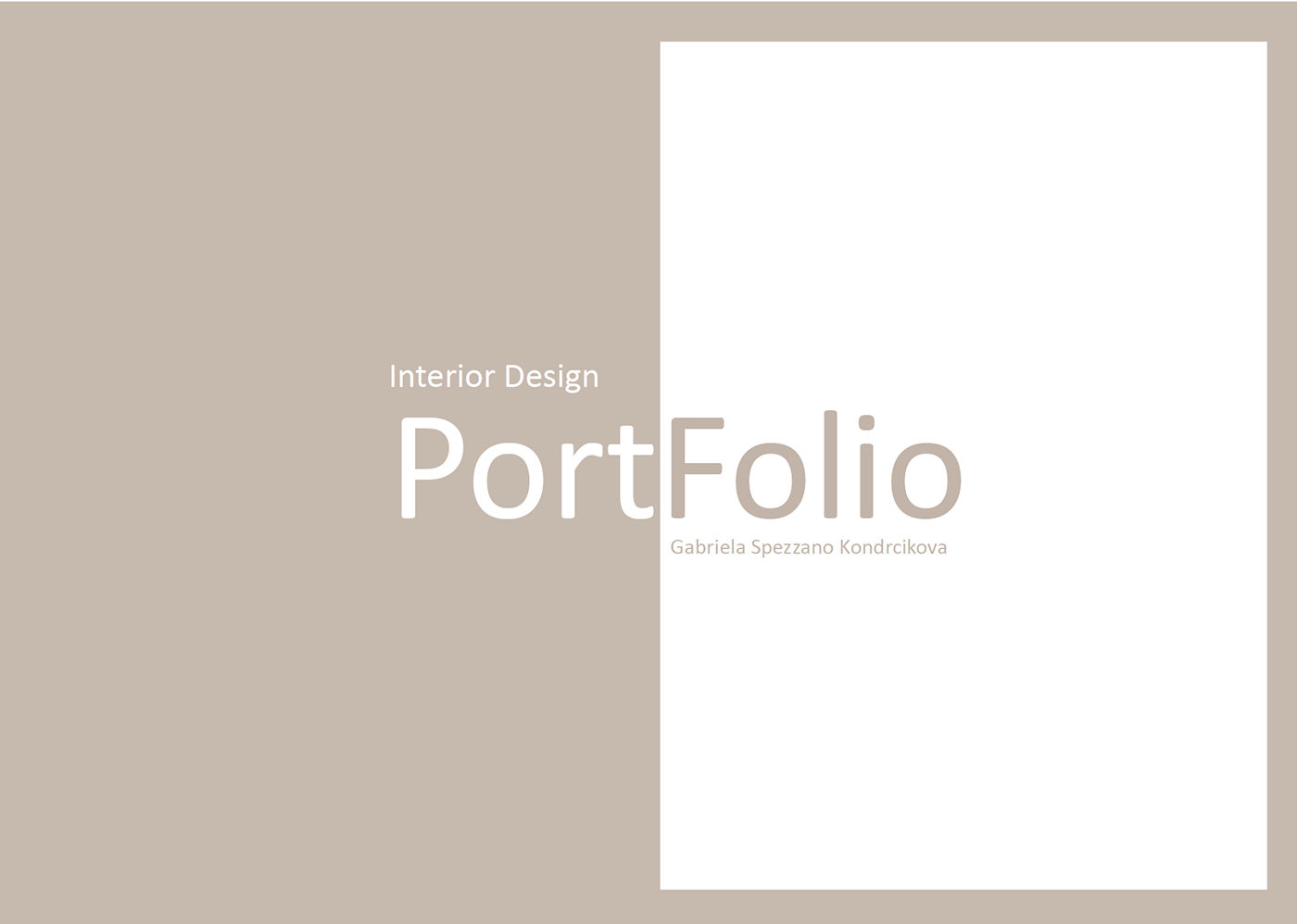 IED milano interior design  portfolio