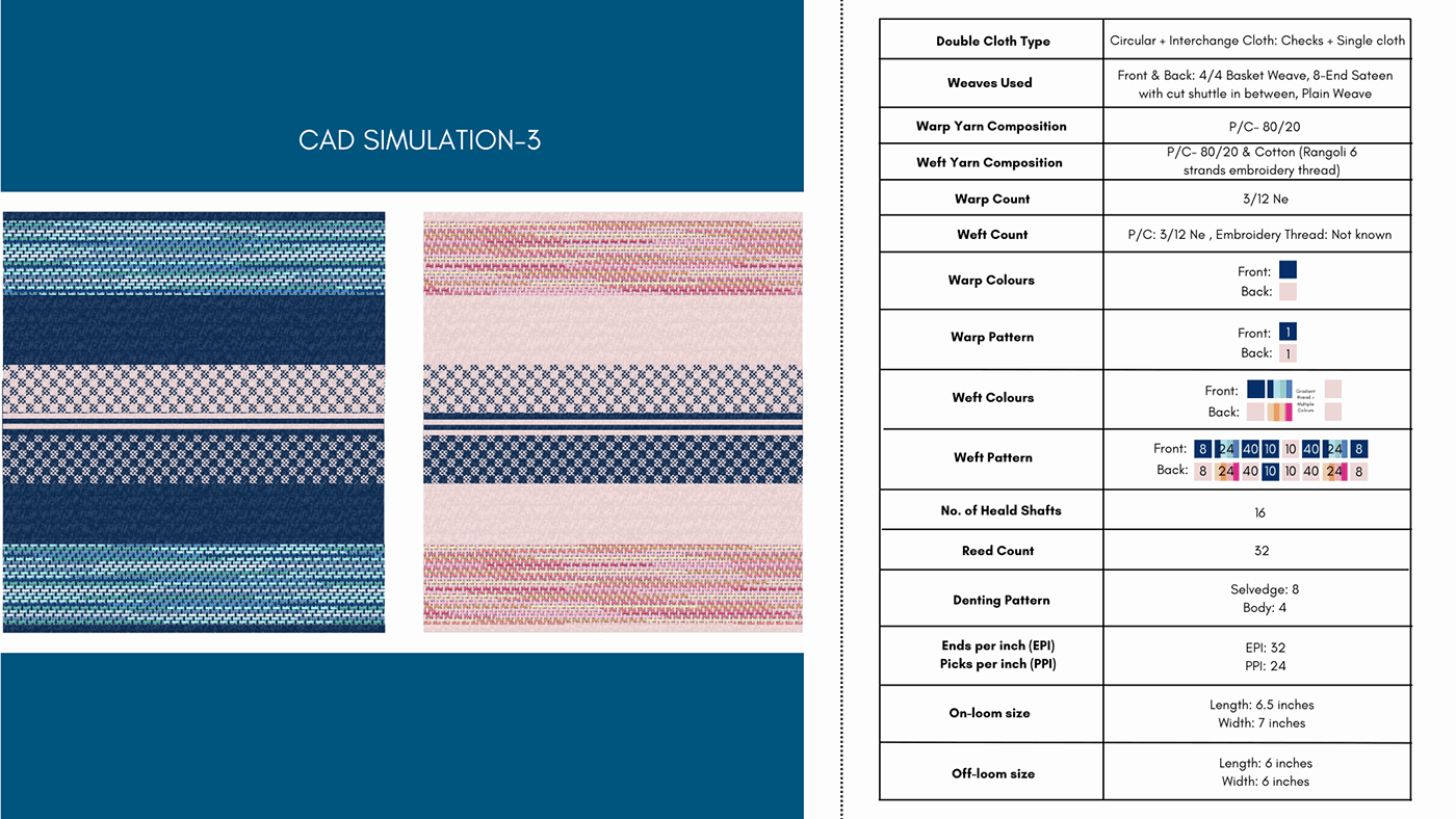 design weaving Weave Design textile textile design  handloom handwoven Textiles