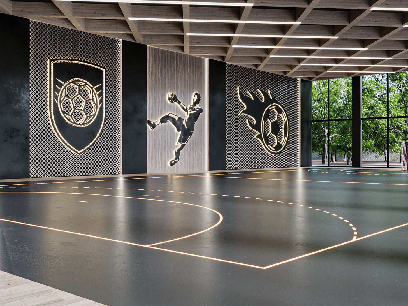handball modern interior design 