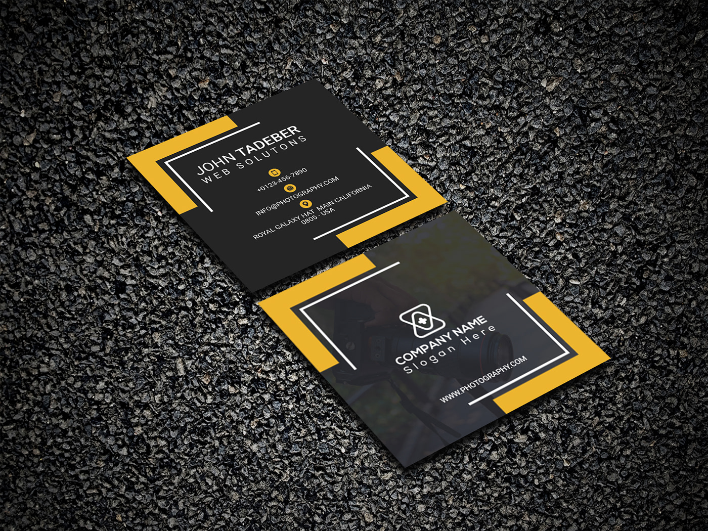 business Business card design card design company card Creative Design free download graphic design  Mockup square Square Business Card