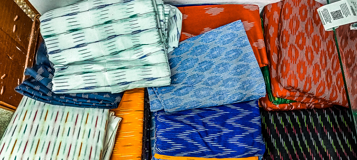 Outdoor textile textile design  pochampally ikat weavers NIFT Photography  editorial India pochampally weavers