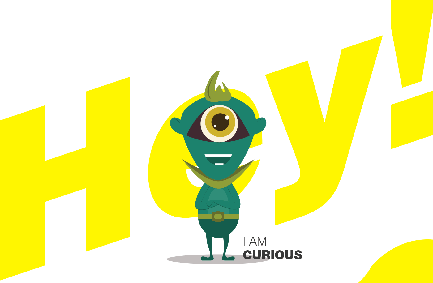 Mascot ILLUSTRATION  alien curious Character design  happy