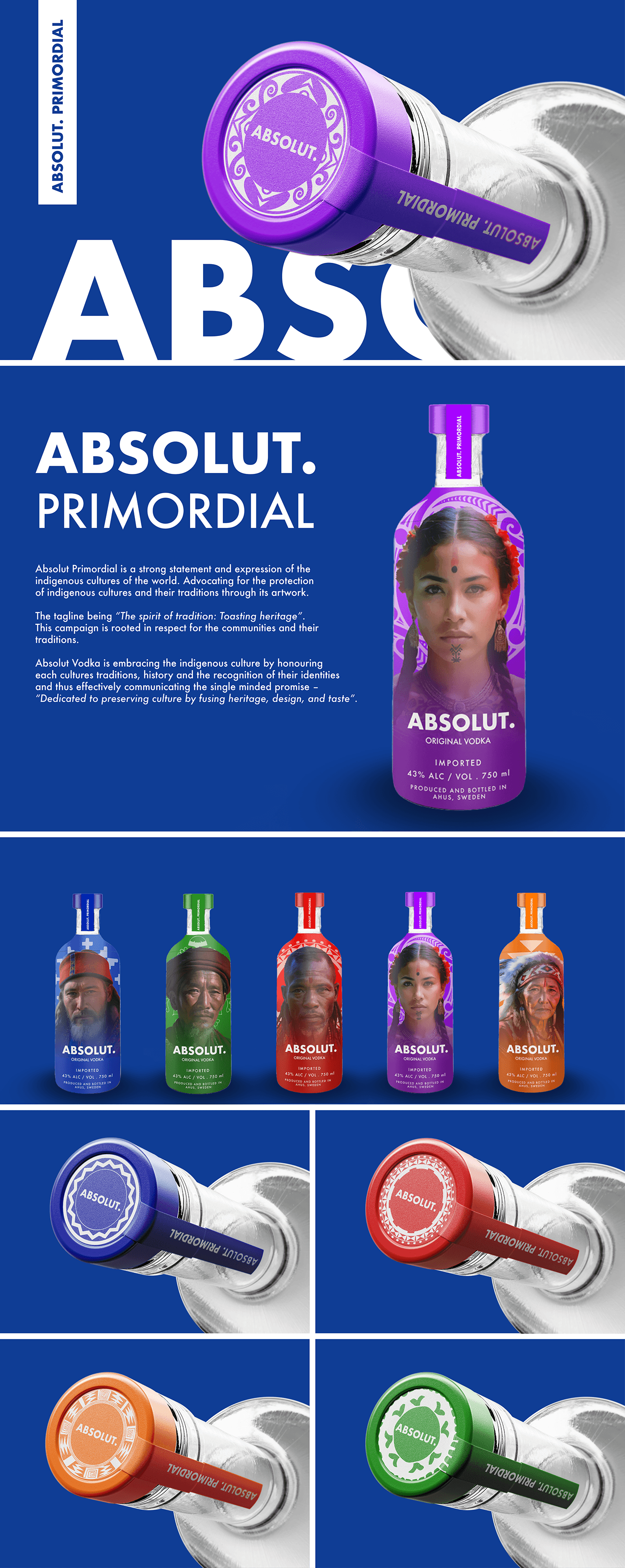 absolut Vodka alcohol culture indigenous premium bottle Label packaging design ILLUSTRATION 