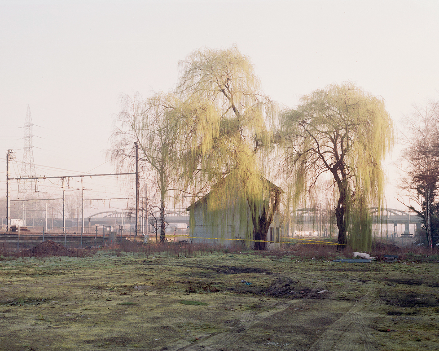 analog  Photography  LandArt   4x5  crime scene