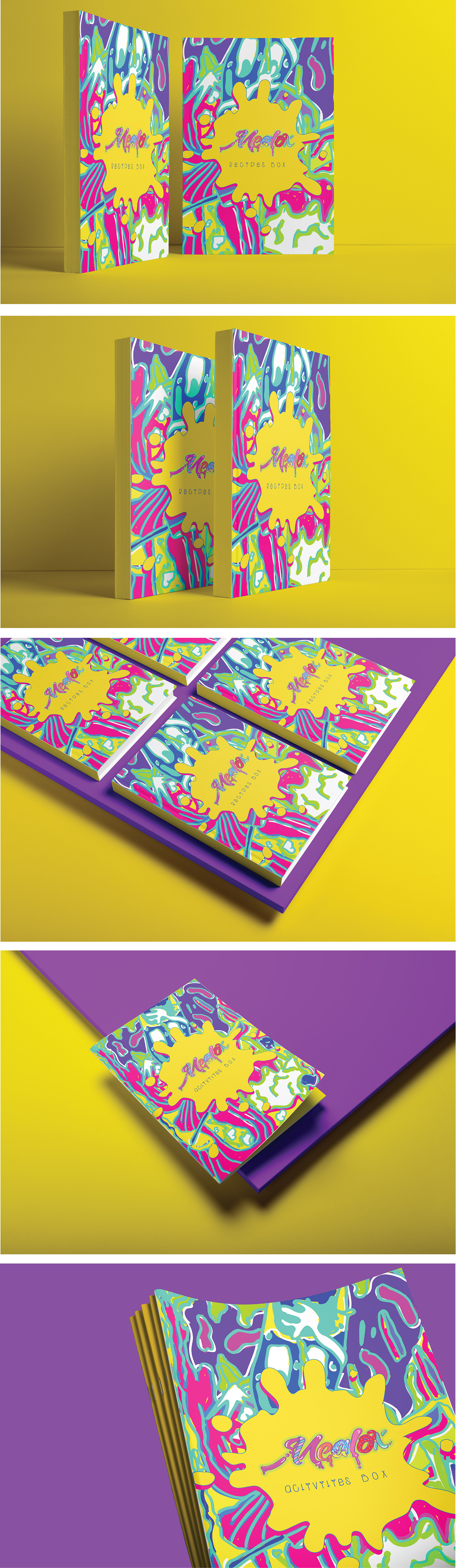 ILLUSTRATION  editorial branding  Packaging funky neon Fun colorful logo Logo Design