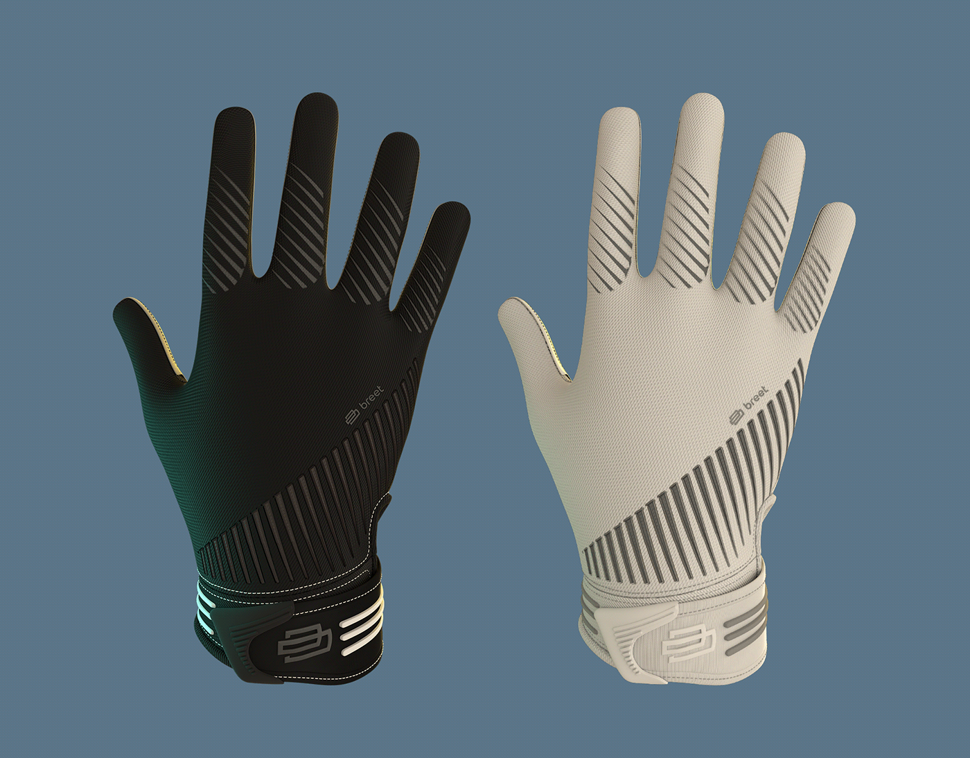 3d modeling american football Arnold Render CGI fashion design gloves design Maya product design  Substance Painter Zbrush