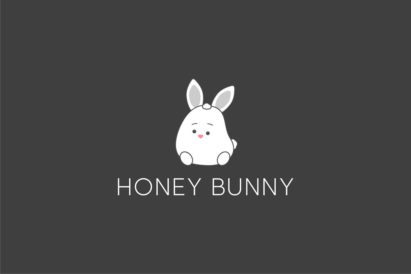Logotype bunny rabbit baby identity logos logo Logo Design brand identity