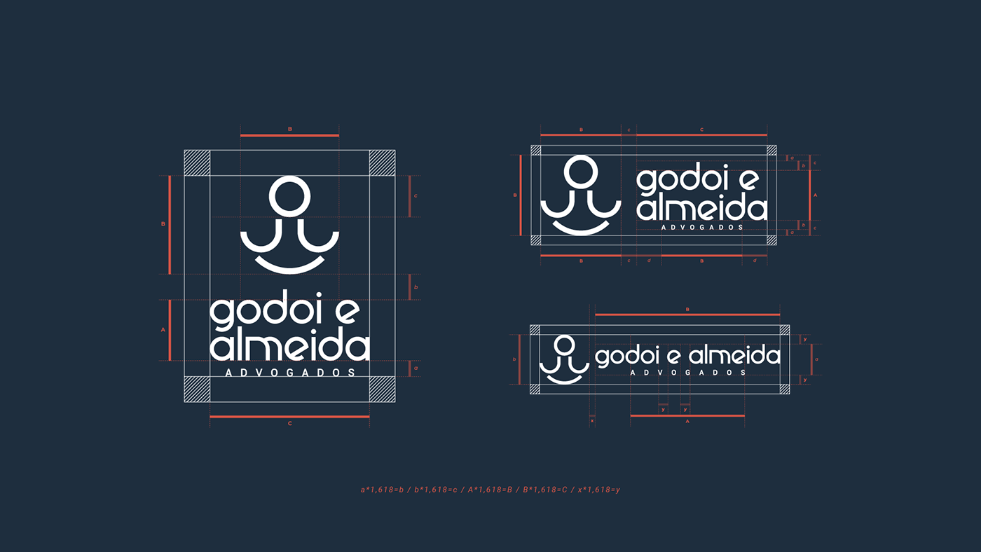 advogados brand brand identity corporate Golden Ratio lawyer logo marca symbol visual identity