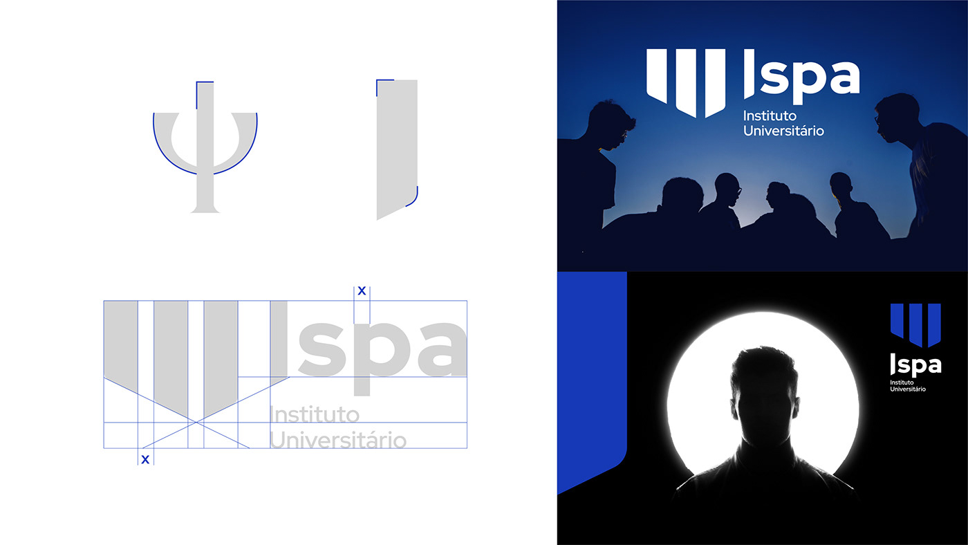 branding  design Education identity institute logo psychology rebranding University