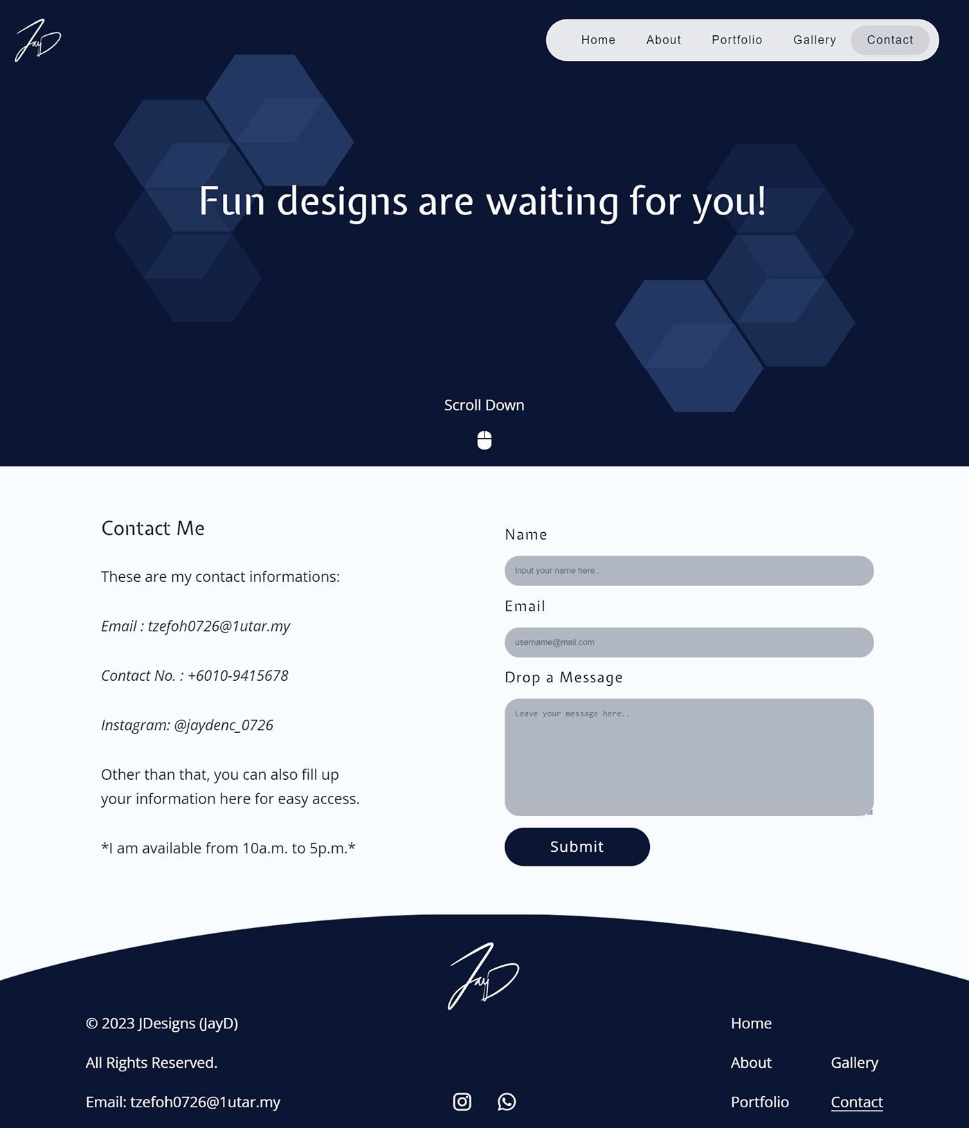Website UI/UX landing page Website Design dreamweaver portfolio portfolio website Mockup website development