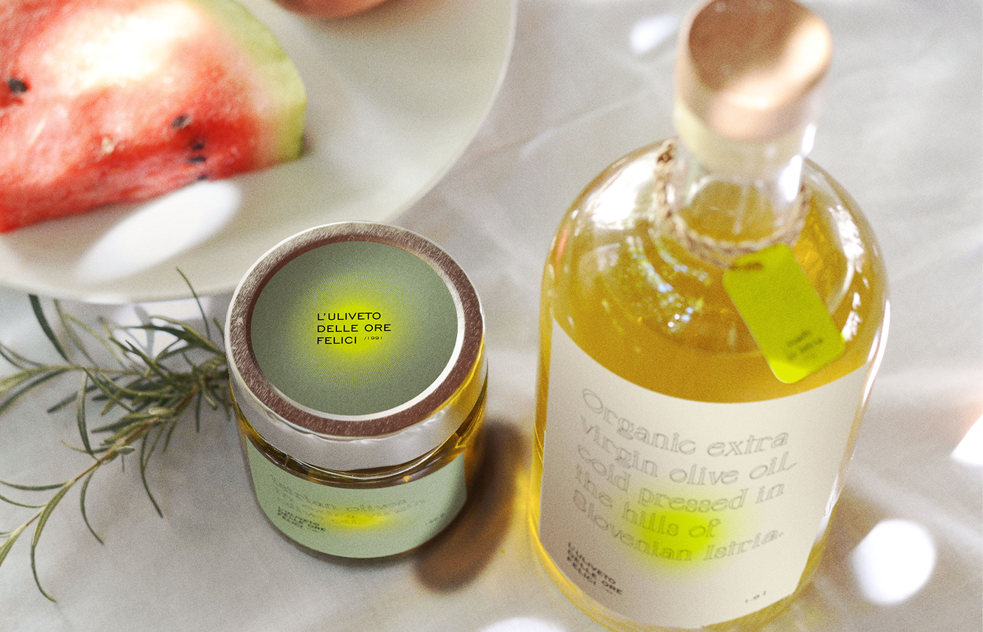 olive oil brand identity and packaging