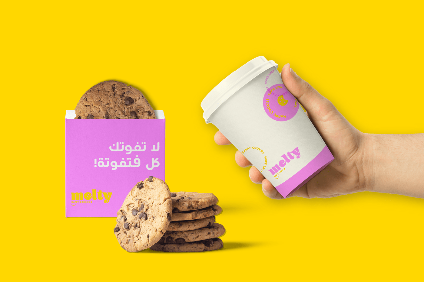 branding  Food  campaign cookies logo design brand identity print design  Logo Design Saudi Arabia