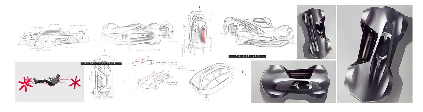 BMW advanced Driving transportation design automotive   Master thesis