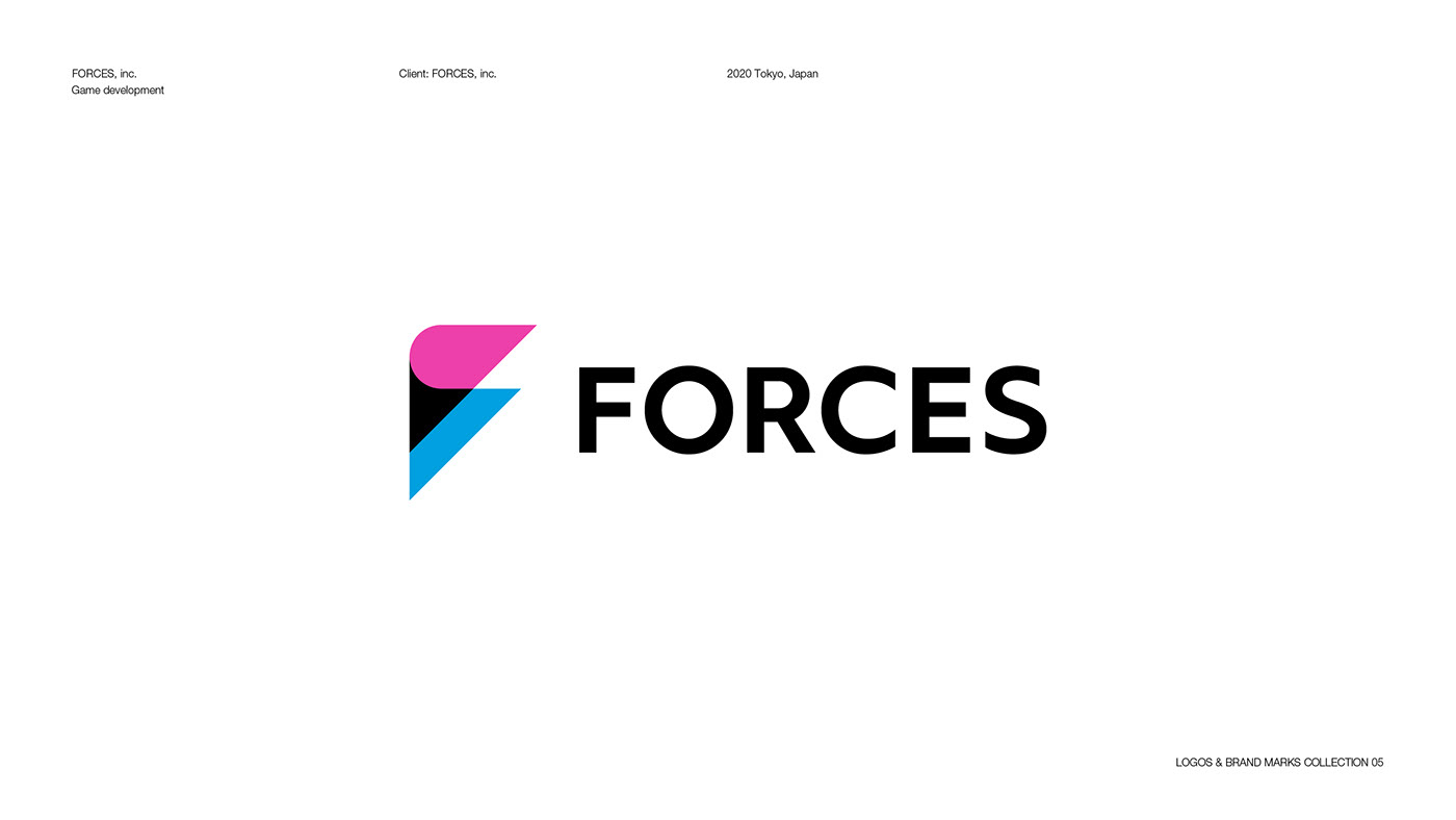Logo for FORCES, a game development company.