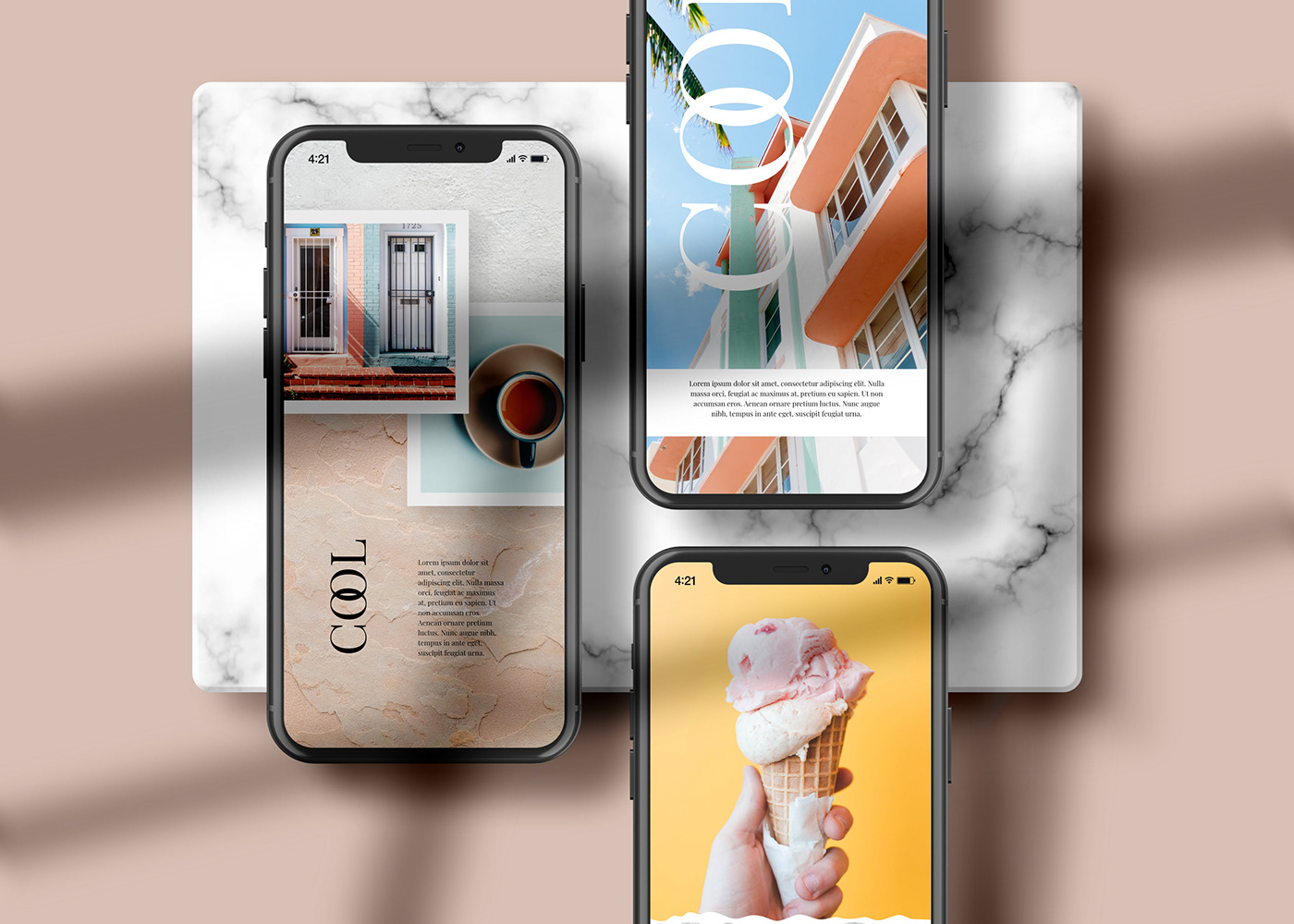 Download iPhone Screen / UI / Instagram Mockup Creator on Behance