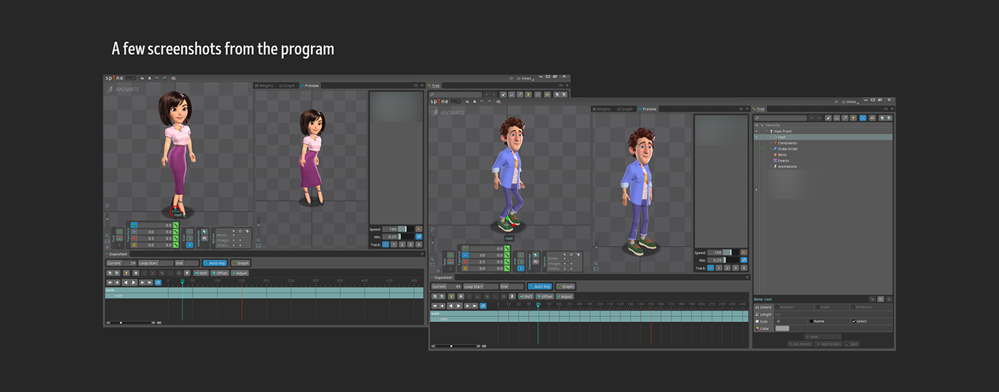 2D 3D animation  Character character animation Game Animation gif spine Spine 2D spine animation