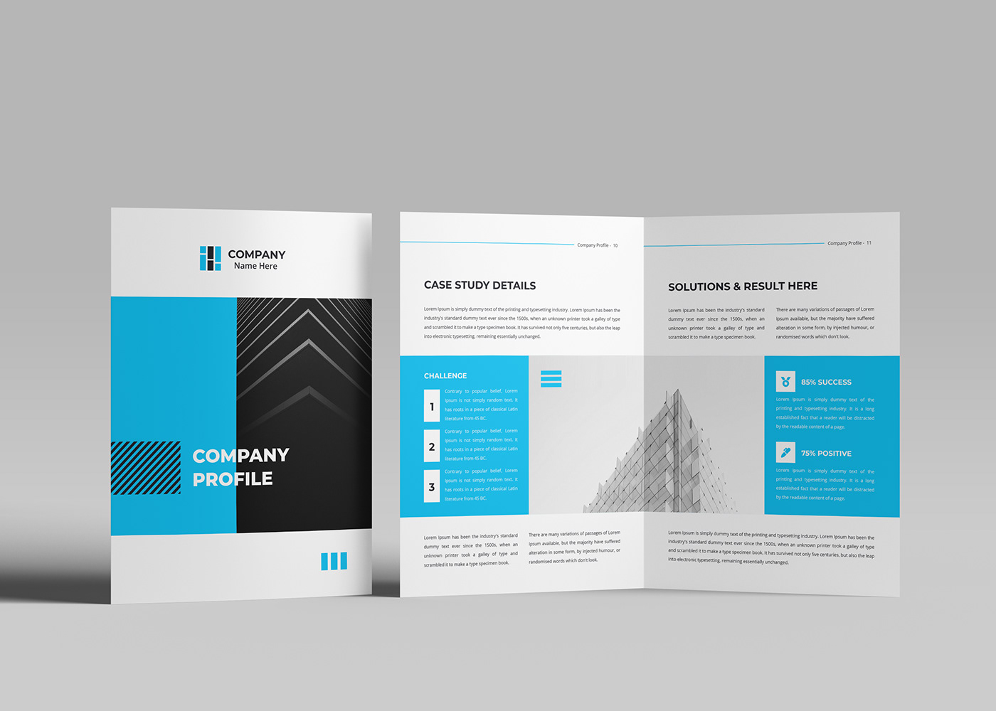 agency annual report brochure business company profile corporate Proposal social media template white paper