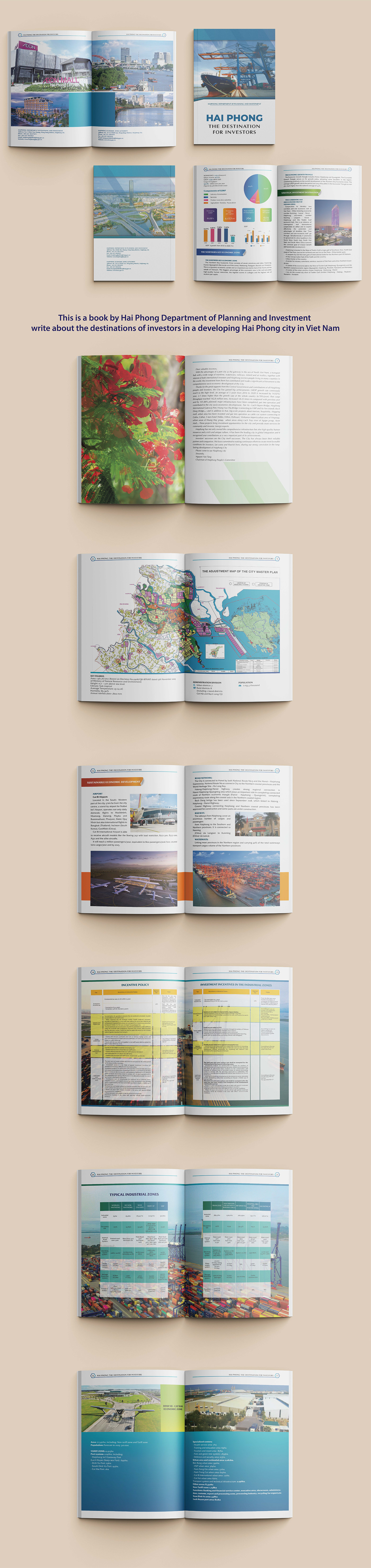 book design design haiphong introduce introduction investor magazine typography   vietnam