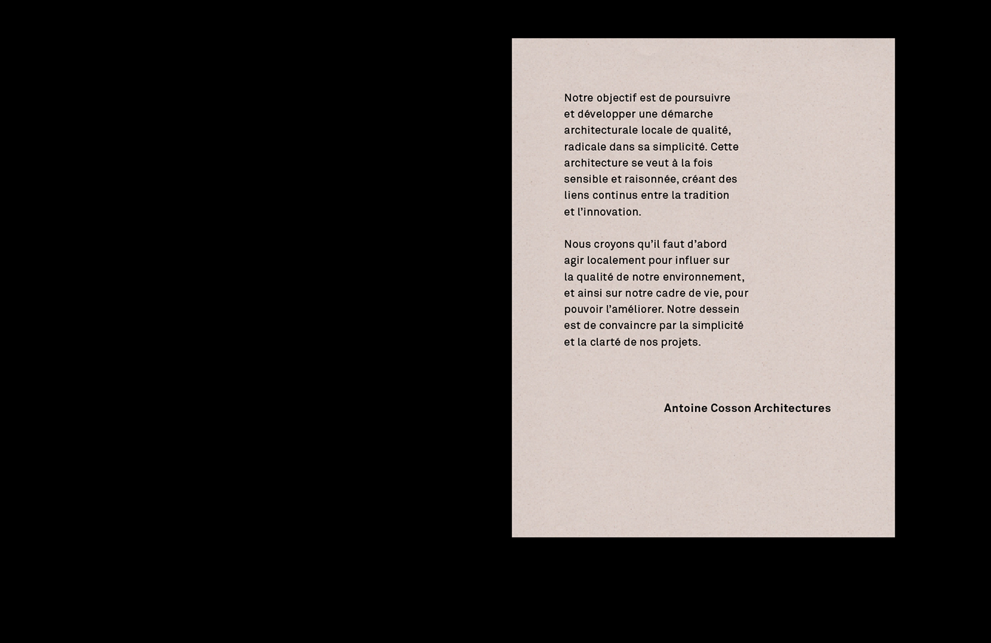 portfolio book editorial architecture architect folder minimal catalog Catalogue paper