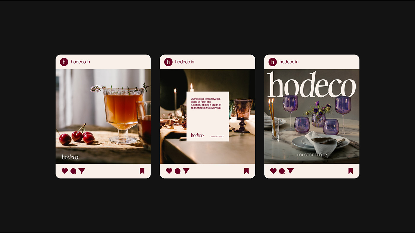 brand identity visual identity glassware typography   home decor logo minimal wine branding  social media