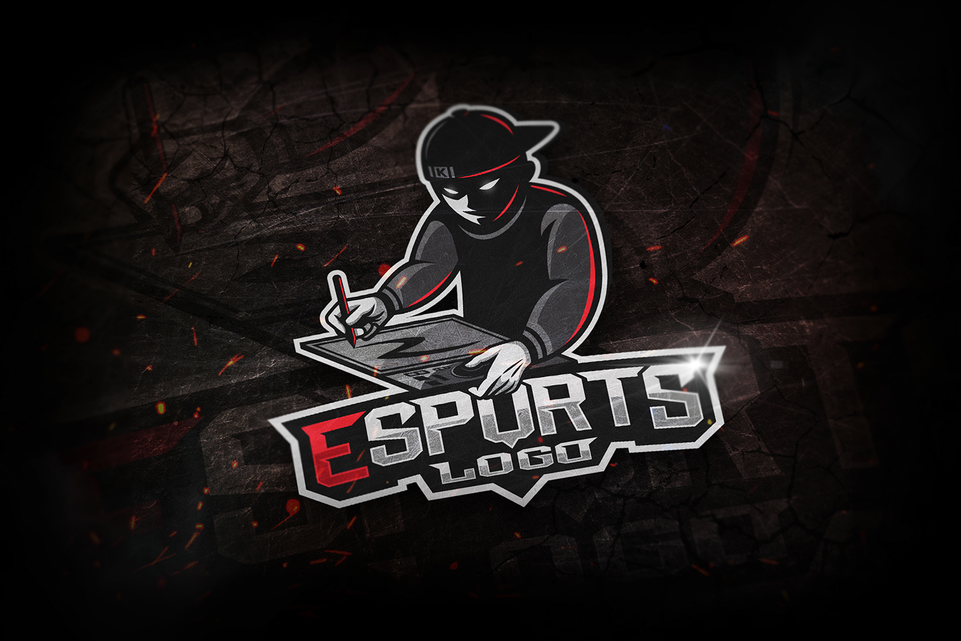 sport logo esport esports cybersport Mascot loskrinos esports logo  esport logo