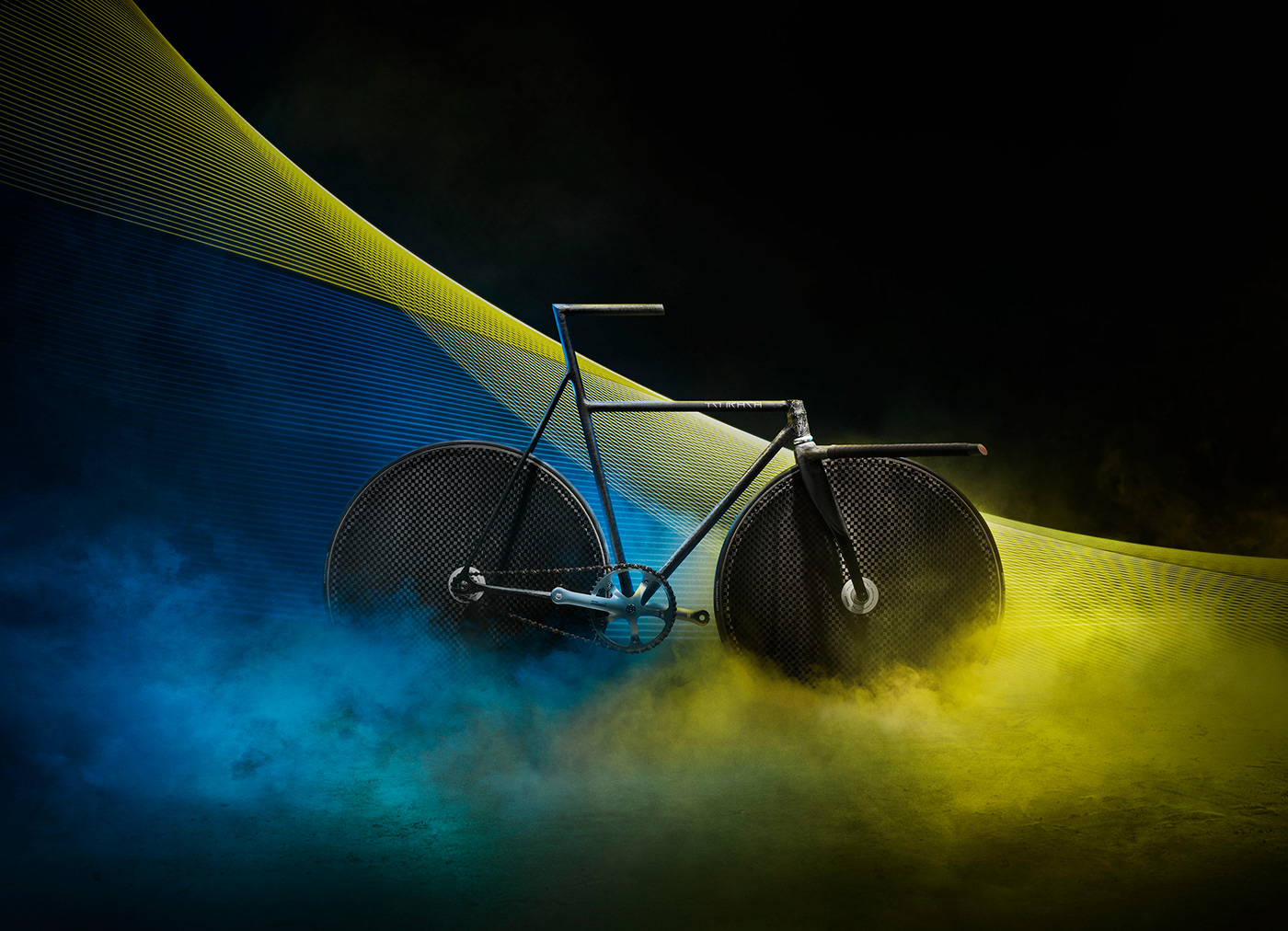 Bike CG graphics lines Moody retouch smoke smoke bomb