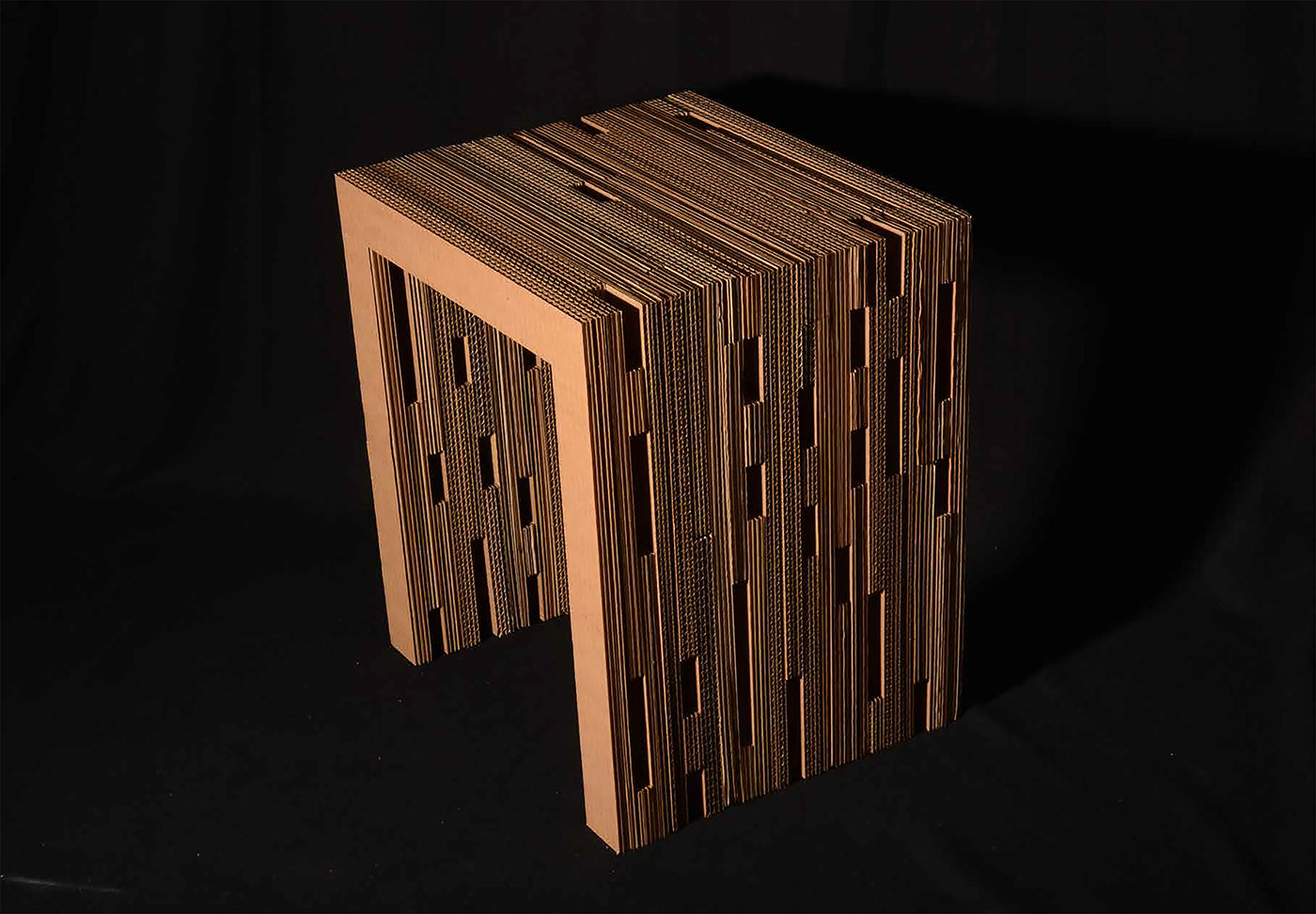 Zero-Waste Furniture cardboard furniture cardboard furniture stool cardboard stool cardboard chair chair