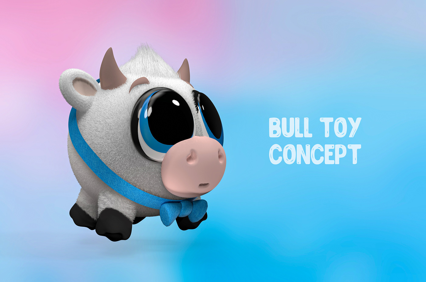 art bull concept digital 2d digital 3d ILLUSTRATION  toy