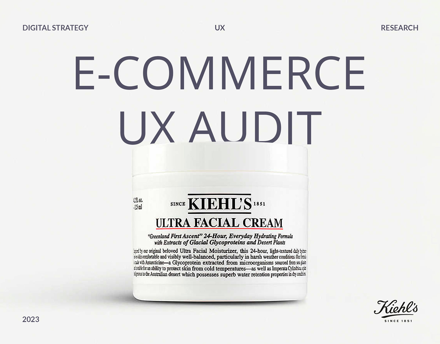 ux UI/UX Loreal e-commerce user interface User research UX design Figma kiehl's