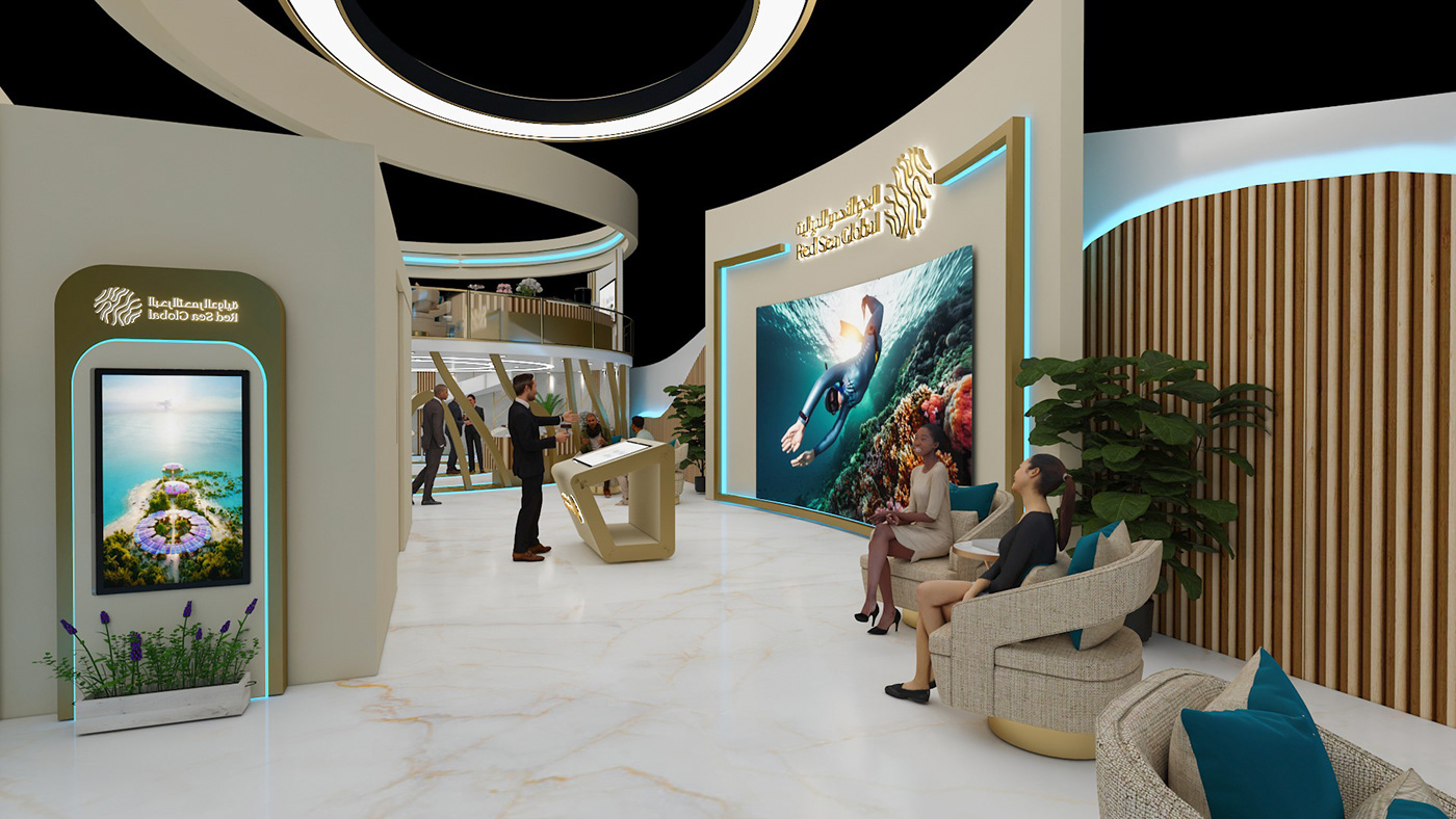 booth Exhibition  Stand Exhibition Design  3ds max visualization Render vray