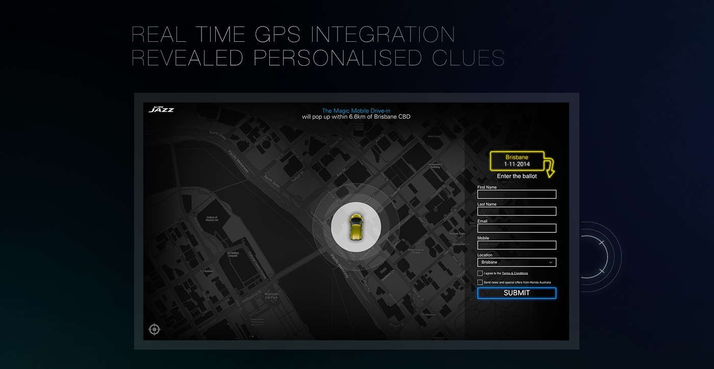 automotive   gps mobile interactive design neon map Event