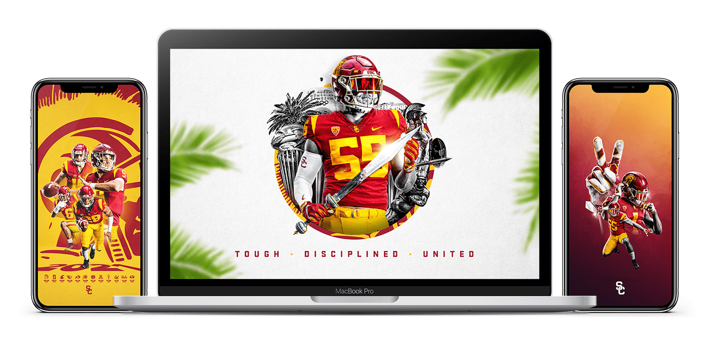 design Fight On football inspiration SMSports trojans usc USC Football USC Trojans