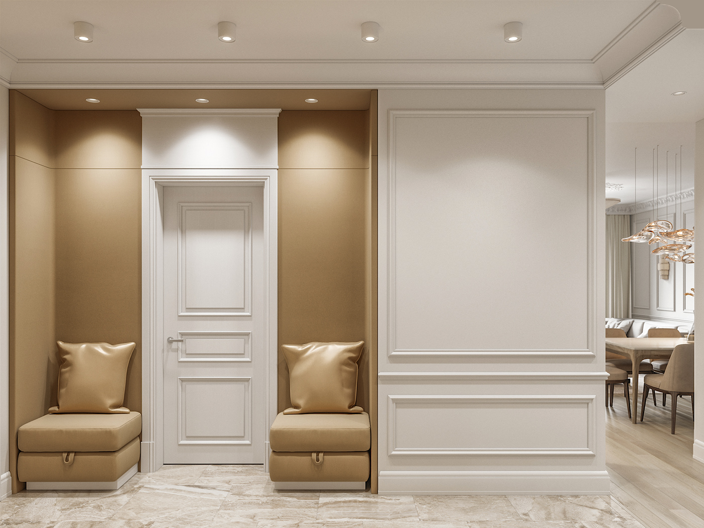 visualisation CG 3D design Interior визуализация проект интерьер Кухня гостиная cozy