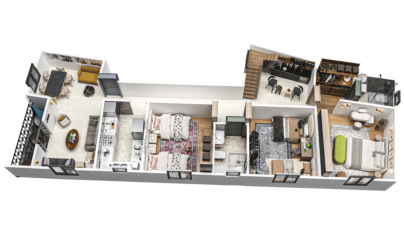 apartment interior design  visualization archviz CGI home house Villa visual identity furniture