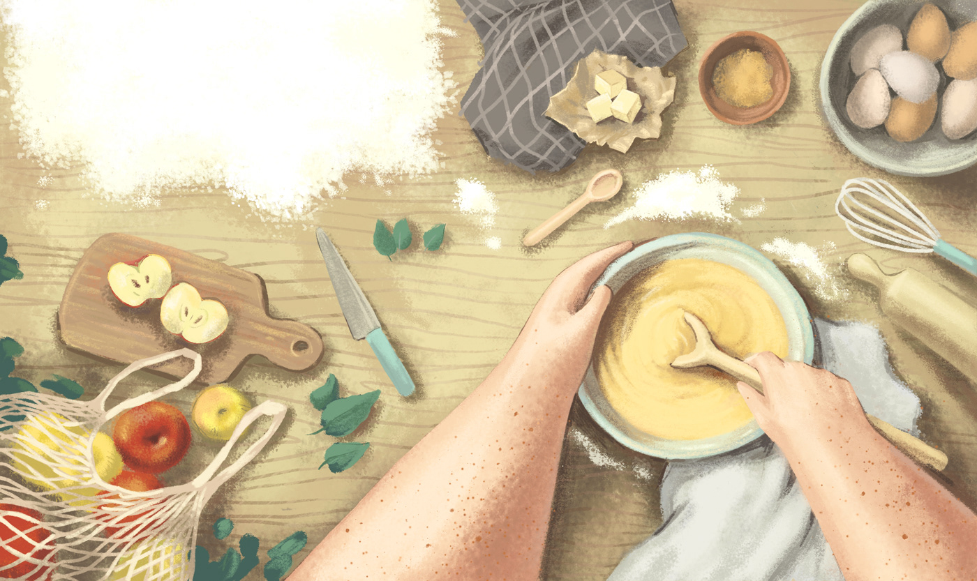 baker bakery book bread characterdesign childrenbook ChildrenIllustration cooking DigitalIllustration Illustrator