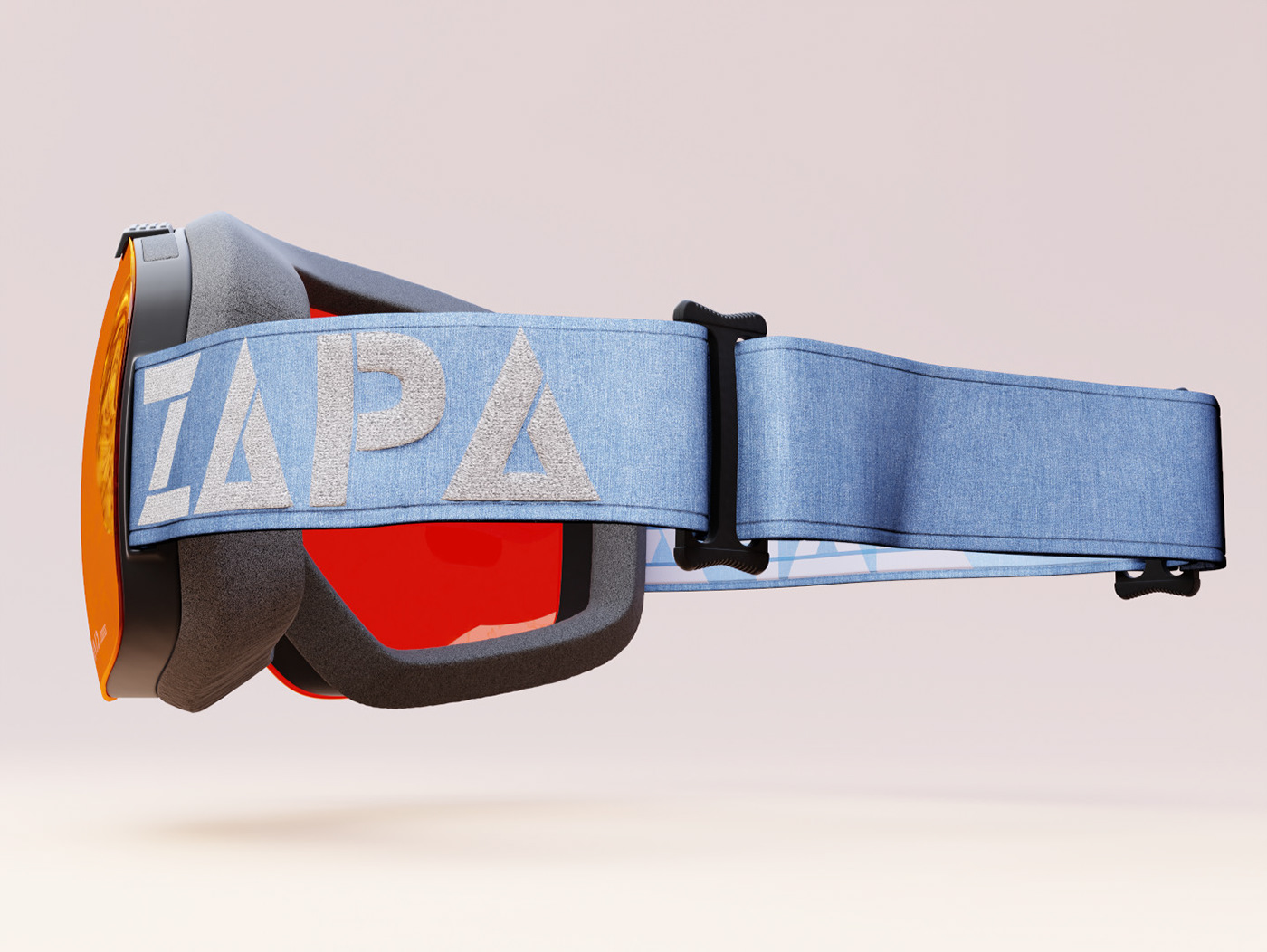 3D 3d modeling blender CGI goggles product design  Render Ski
