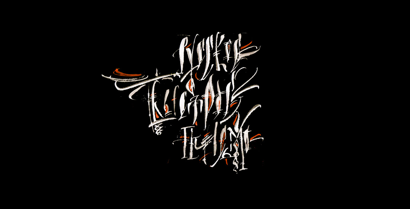 Calligraphy   lettering typographic design ILLUSTRATION  font каллиграфия леттеринг emotional illustrations of letters