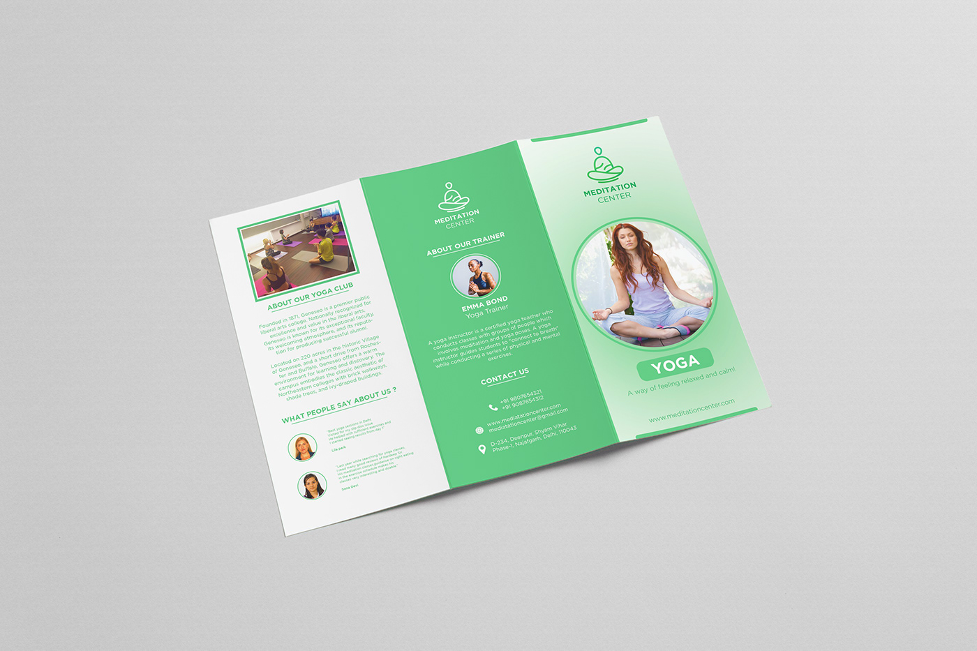 brochure Brochure templates trifold trifold brochure Trifold Templates Yoga Yoga Trifold yoga trifold brochure yoga trifold templates