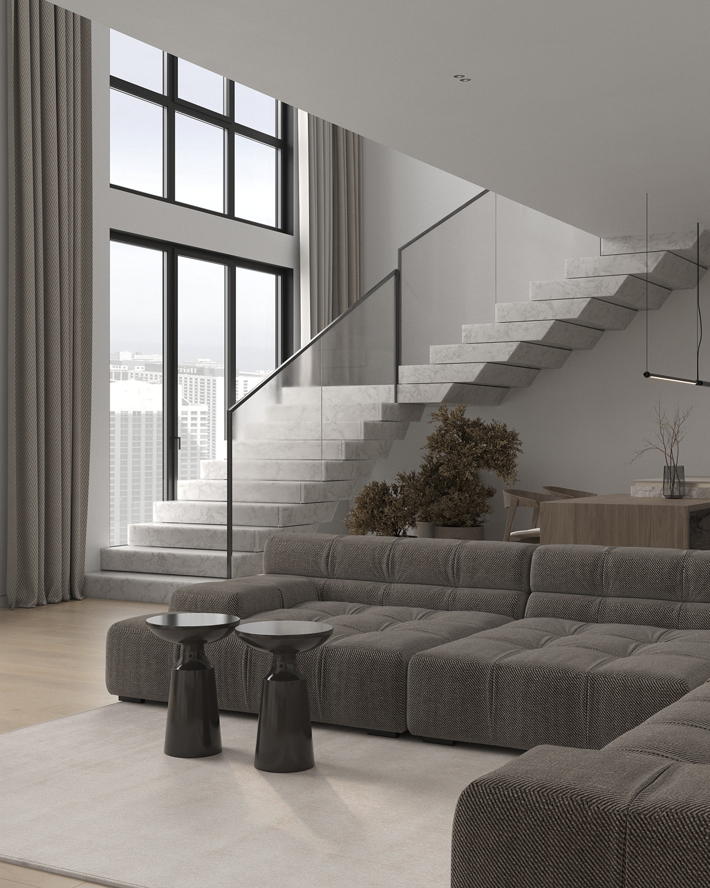 3ds max interior design  design designer architecture living room visualization kitchen Interior Render