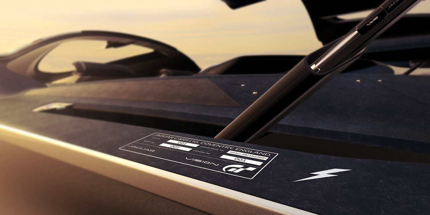 Interior design automotive   jaguar VisionGT car Gran Turismo industrial playstation Sony