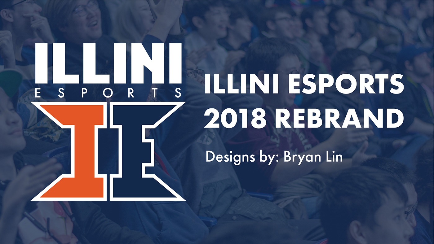 logo branding  redesign esports Illini league of legends jersey teams