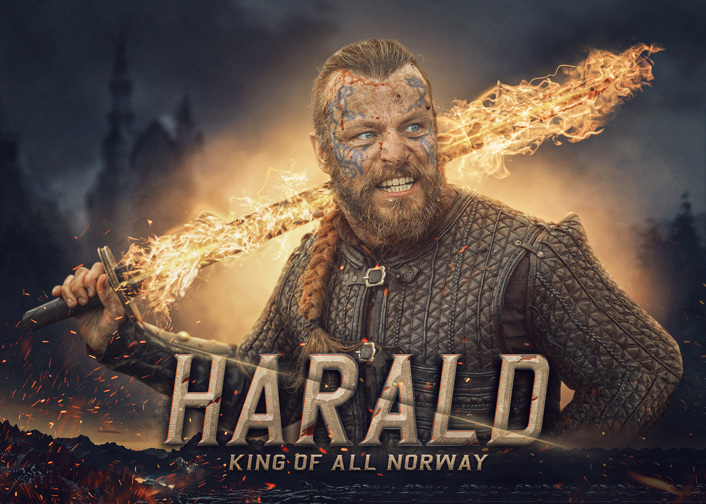artwork king harald manipulation Odin valhalla viasul viking vikings War warrior