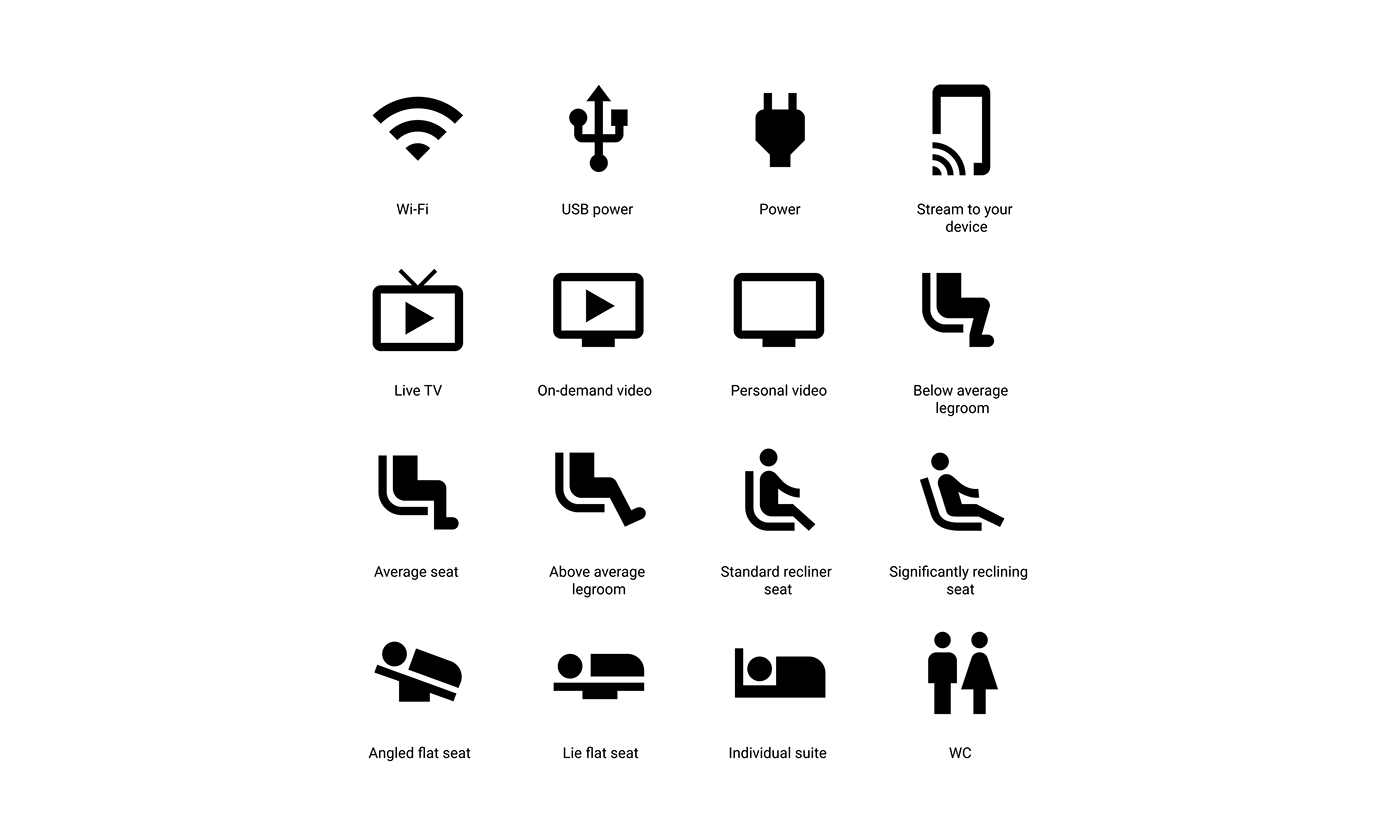 Icon Logo Design iconography icon set google material design grid Travel flights icons hotels icons
