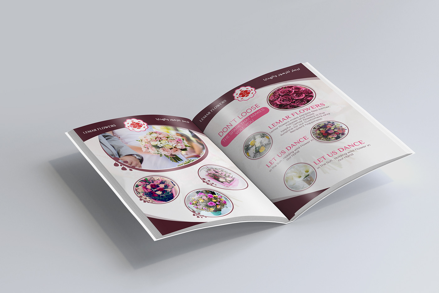 Advertising  brochure graphic design 