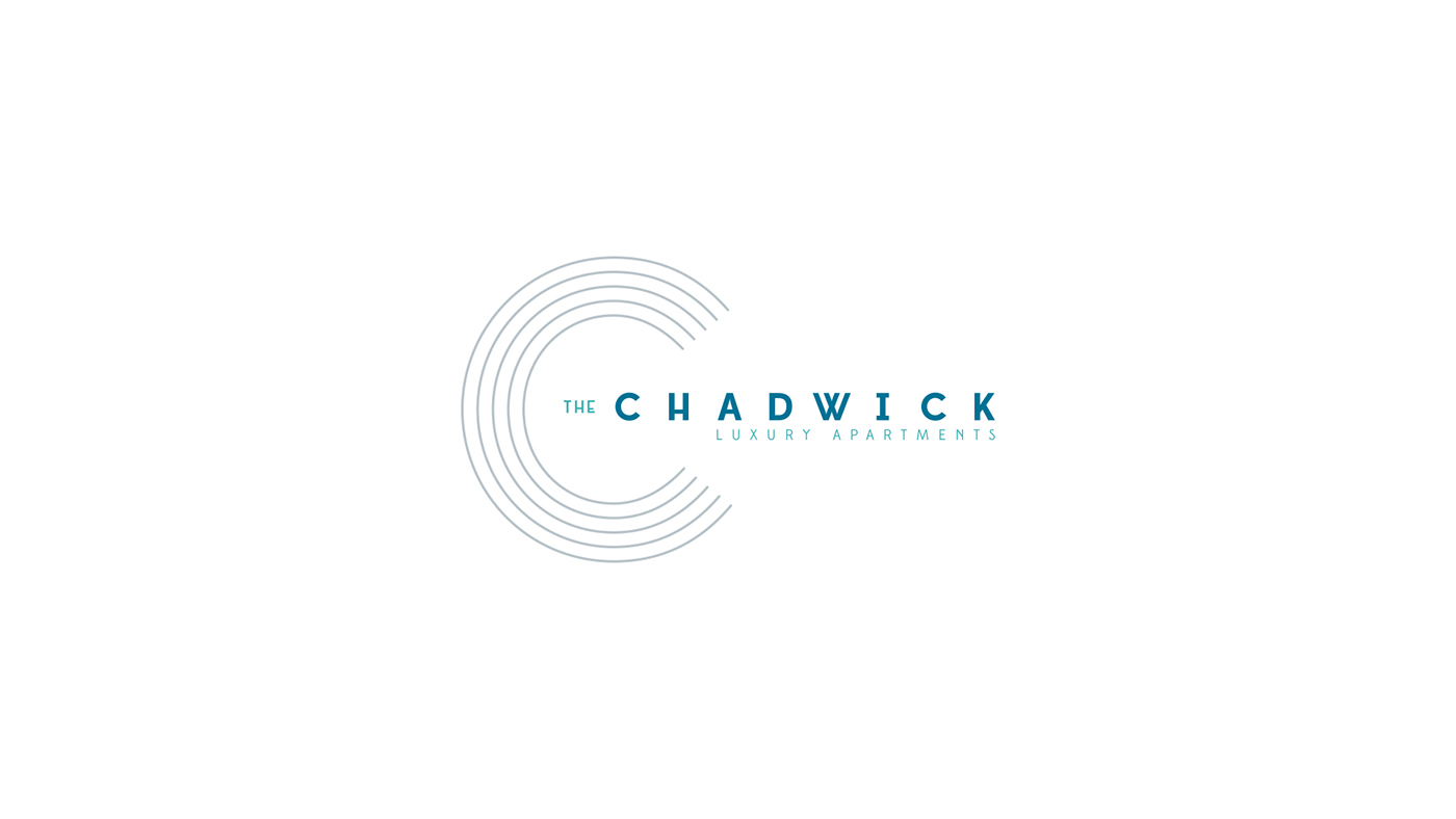 chadwick apartments luxury home Los Angeles lines cool identity logo concrete