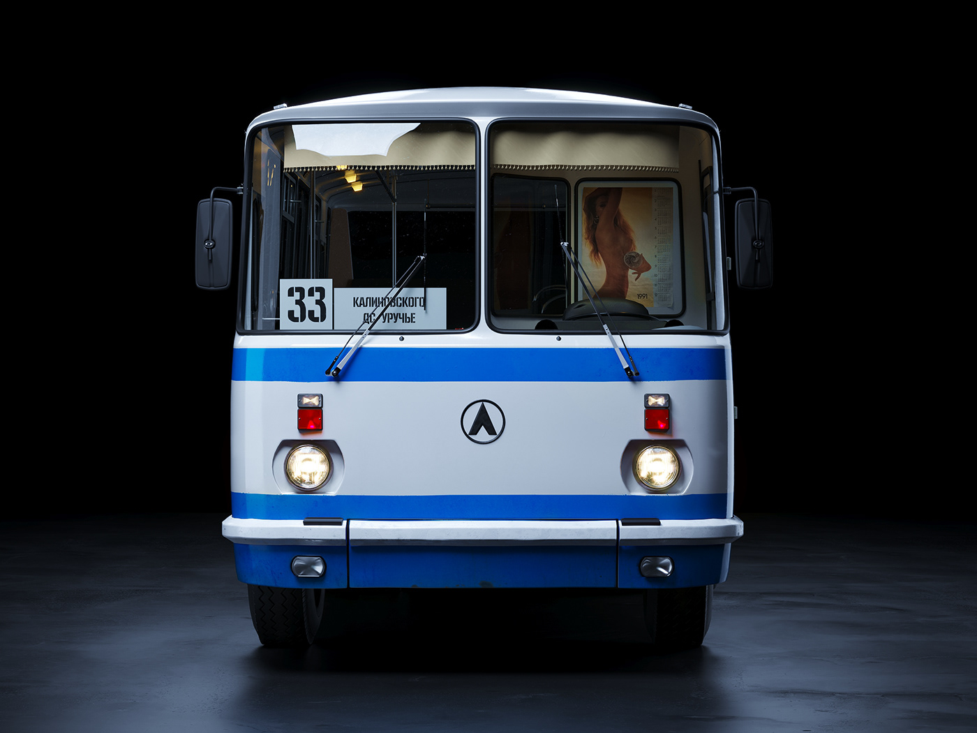 Лаз 3д модель Лаз 695 3D model automotive   bus transportation Vehicle автобус 3д визуализация