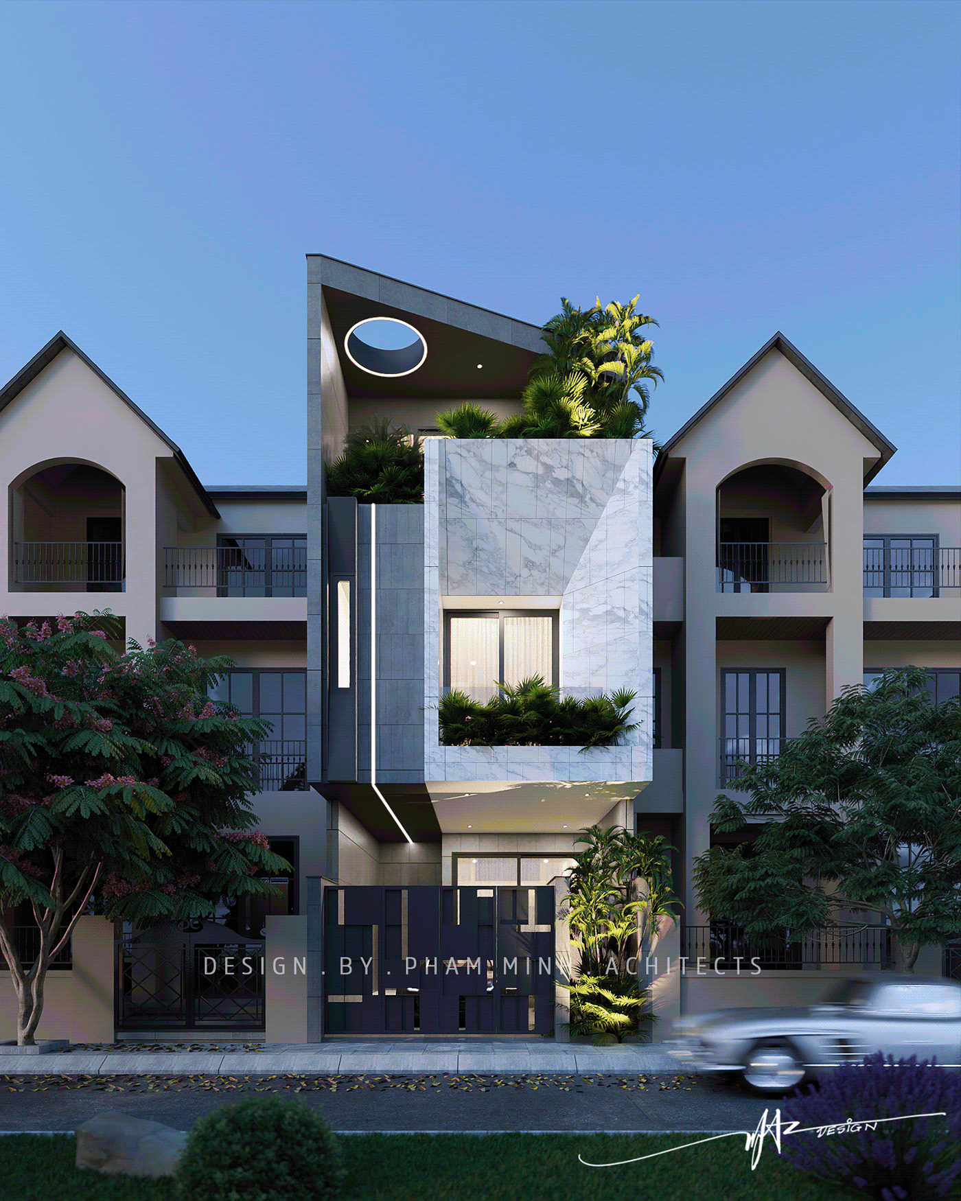 architecture archviz CGI exterior house Render Villa visualization