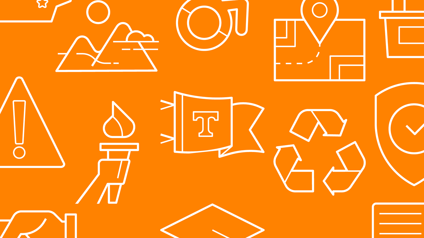 University college Education school Tennessee University of Tennessee icons icon design  Icon icon set