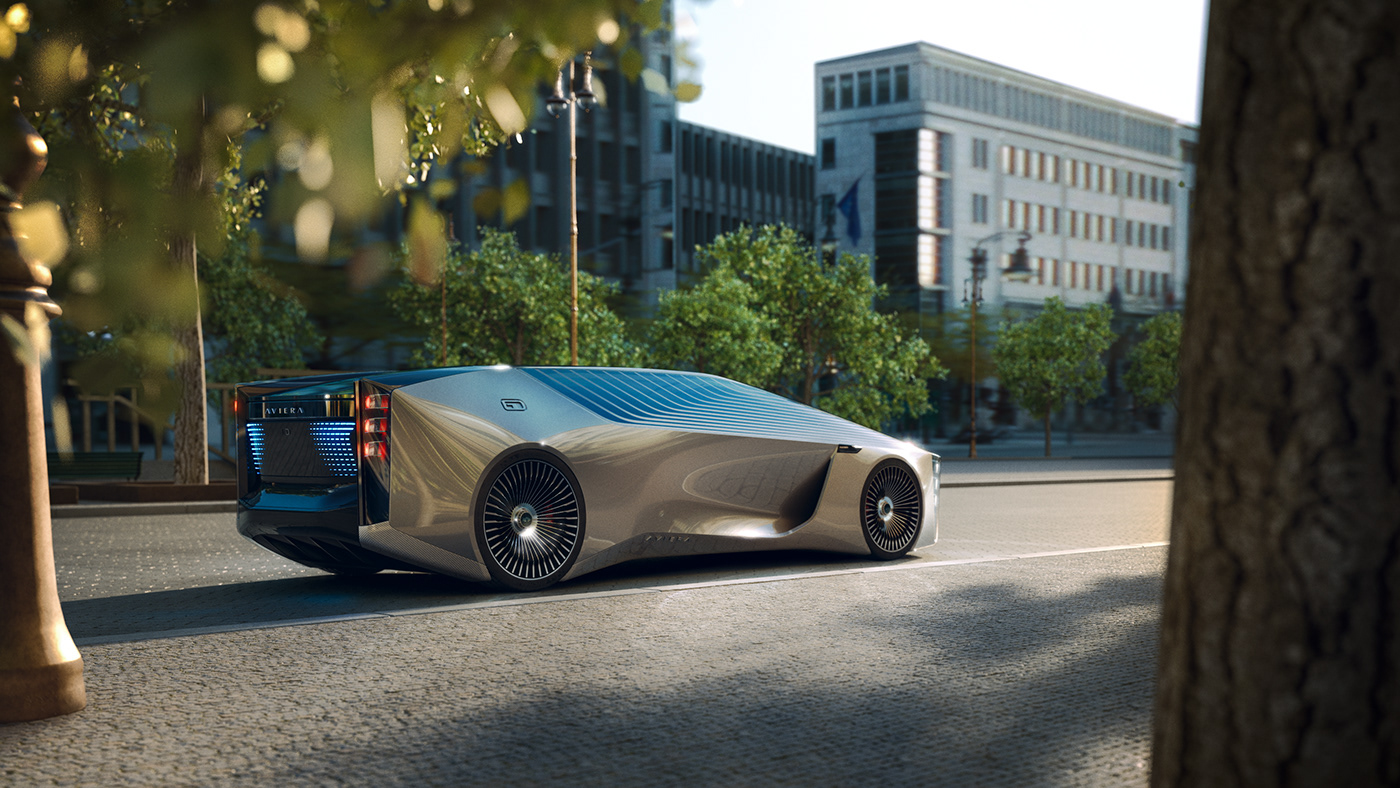 berlin Autodesk 3D transportation Automotive design rendering visualization CGI
